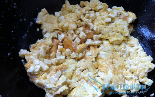 豆腐摊鸡蛋做法