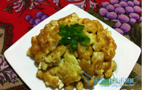 豆腐摊鸡蛋做法