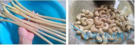 藕带炒腰果--有着荷塘月色的美