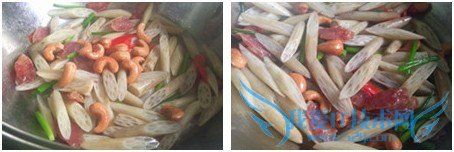 藕带炒腰果--有着荷塘月色的美