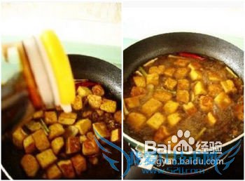 怎么自制家常可乐豆腐