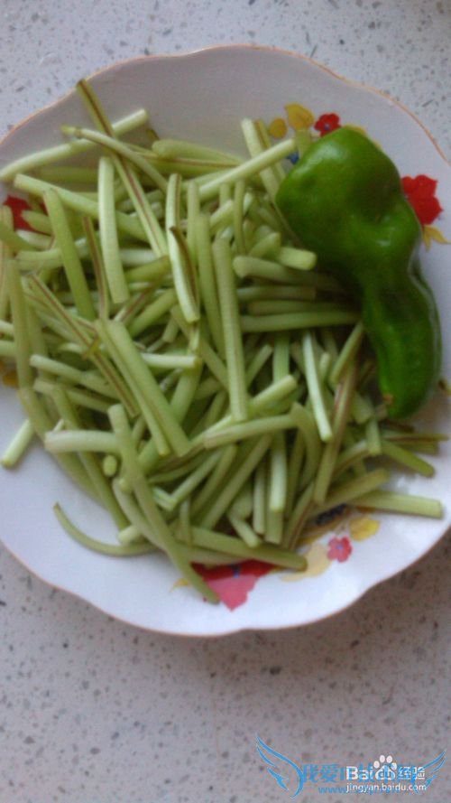 小炒——山芋梗