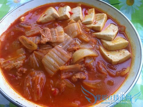 豆腐炖辣白菜——改良版