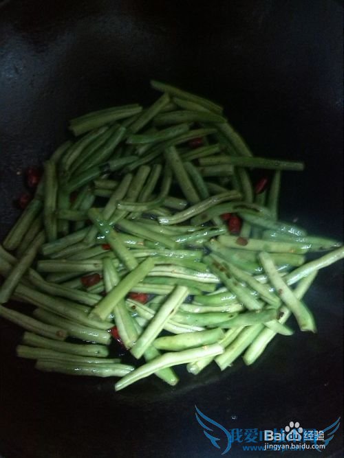 家常小炒之四季豆
