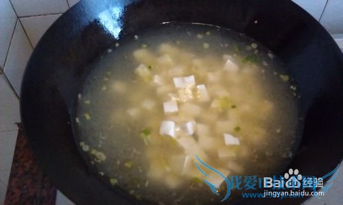 养眼又清火的蔬菜汤--春菜豆腐羹