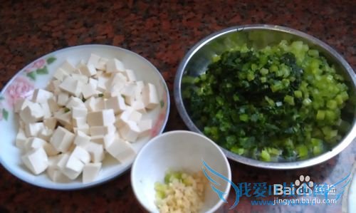 养眼又清火的蔬菜汤--春菜豆腐羹