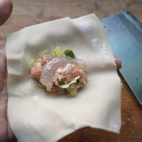 鲜虾芹菜大馄饨