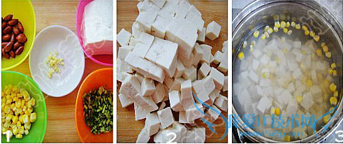 多彩豆腐的做法