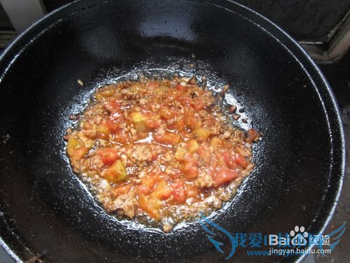 番茄肉末烧豆腐做法