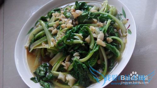 蚝油浇汁小青菜
