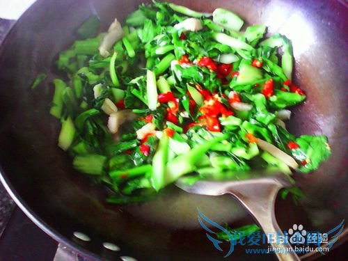 爆炒开胃小白菜心
