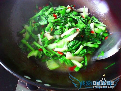 爆炒开胃小白菜心