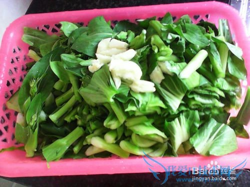 爆炒开胃小白菜心