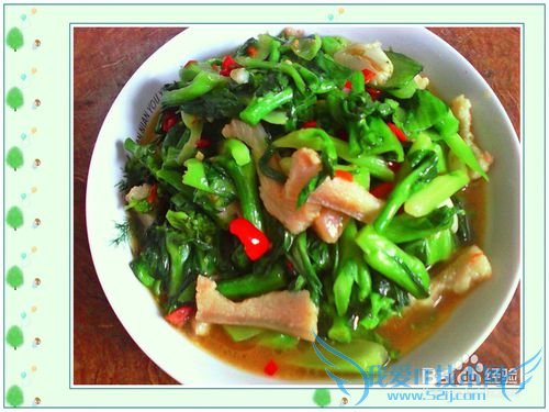 爆炒开胃小白菜心