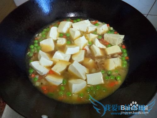 豌豆肉末烧豆腐