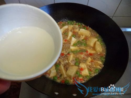 豌豆肉末烧豆腐