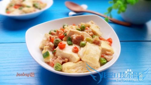 豌豆肉末烧豆腐