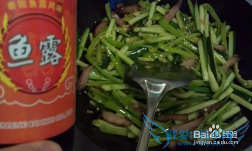 日本小青瓜炒烤肉