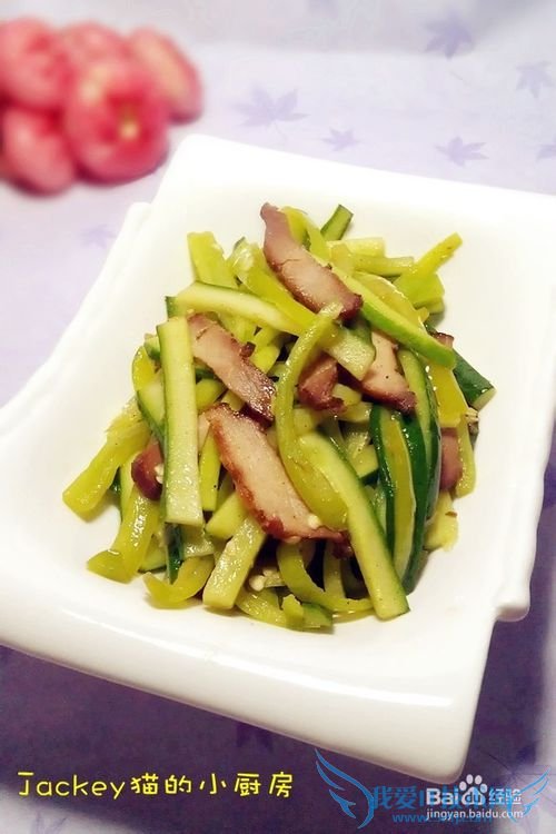 日本小青瓜炒烤肉