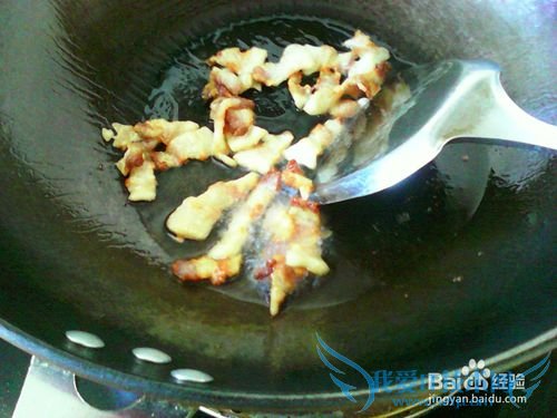 爆炒泡椒紫菜心