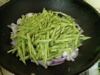 洋葱香炒四季豆