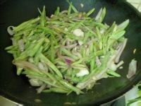 洋葱香炒四季豆