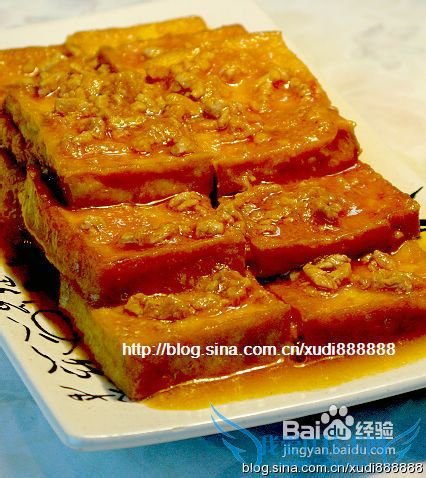 借鉴时尚界的混搭风--意粉酱烩豆腐