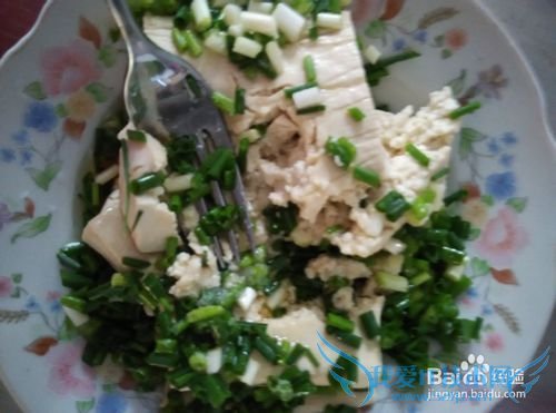 “小二下厨”之小葱拌豆腐