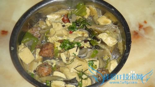 蘑菇丸子炖豆腐