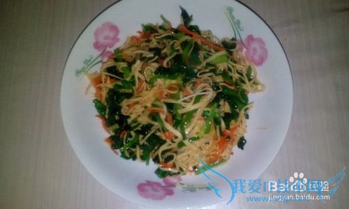 韭菜胡萝卜炒豆腐的做法