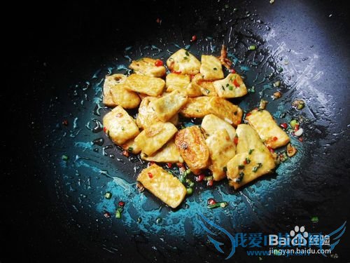 如何制作香煎豆腐