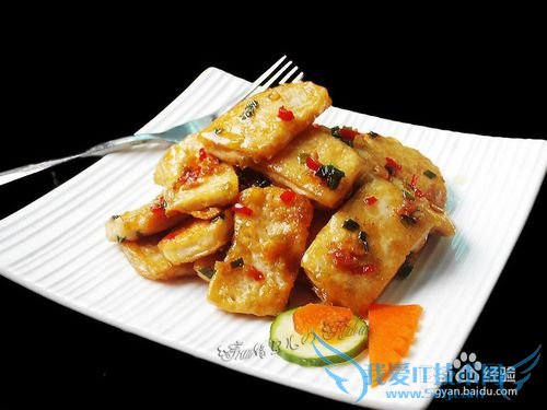 如何制作香煎豆腐