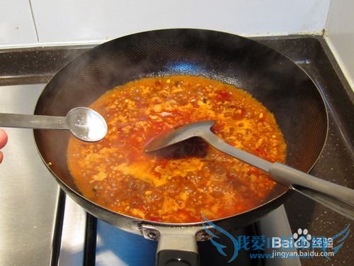 鲜美虾仁麻婆豆腐的做法