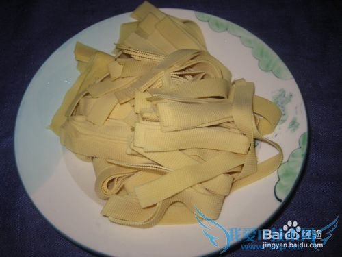 黑白菜炒干豆腐