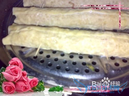 好吃的干豆腐肉卷