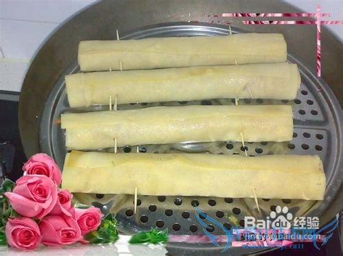 好吃的干豆腐肉卷