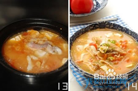 宝宝餐番茄豆腐鱼片汤的做法