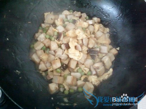香菇鸡蛋炒豆腐