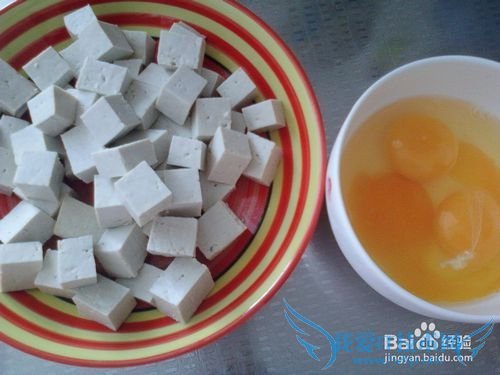 香菇鸡蛋炒豆腐