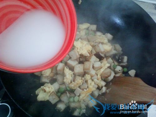 香菇鸡蛋炒豆腐