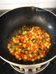 养眼素材多彩多福五彩豆腐的做法