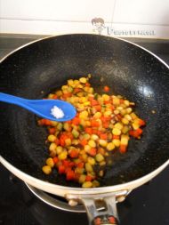 养眼素材多彩多福五彩豆腐的做法