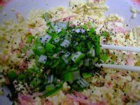 火腿彩豆腐的做法