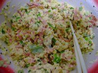 火腿彩豆腐的做法