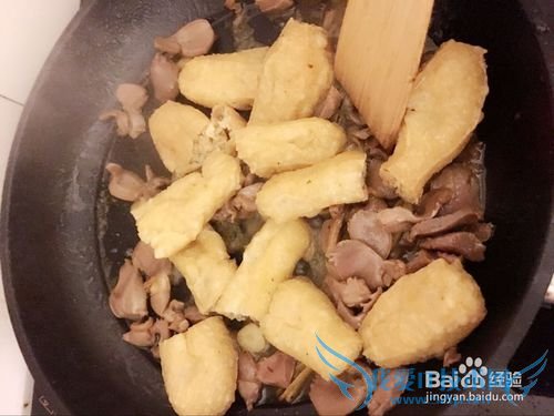 油豆腐炒鸡肾家常做法