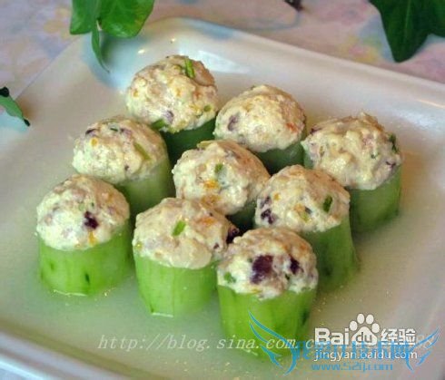 最是夏日那一抹清凉--豆腐黄瓜盅