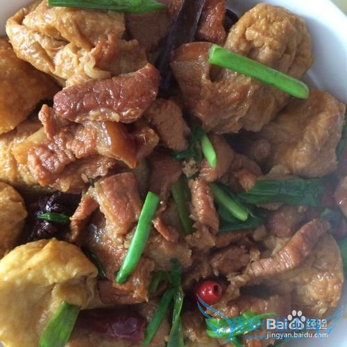 卤肉焖豆腐泡的做法