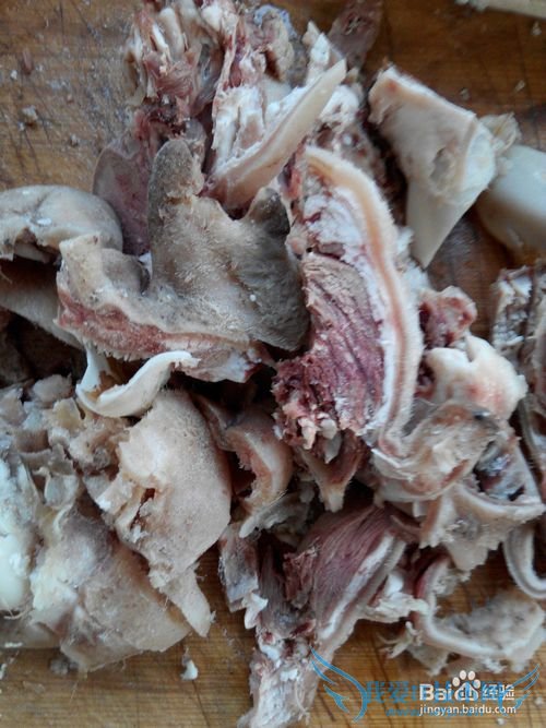 教你做——羊头肉炖豆腐