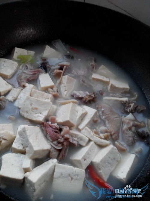 教你做——羊头肉炖豆腐