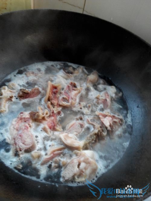 教你做——羊头肉炖豆腐